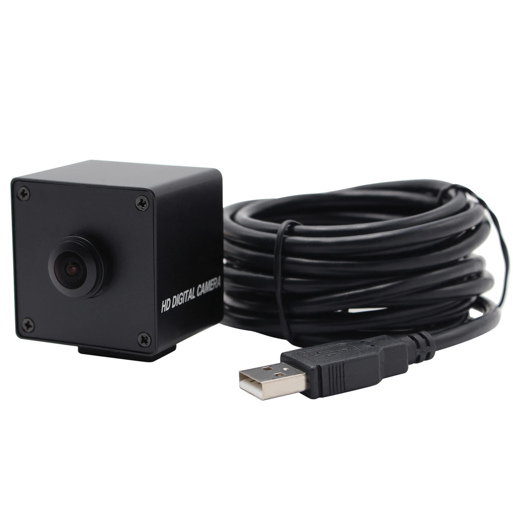 60fps 1920 * 1080 Fisheye กล้อง USB ความเร็วสูง 260fps 640 * 360 Cmos Omnivision Ov4689 Uvc มุมกว้าง