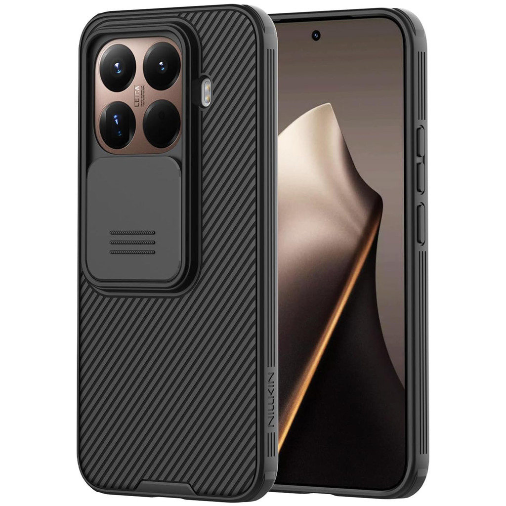 เคส Nillkin CamShield Pro สําหรับ Xiaomi 15T Pro Slide Camera Cover สีดํา
