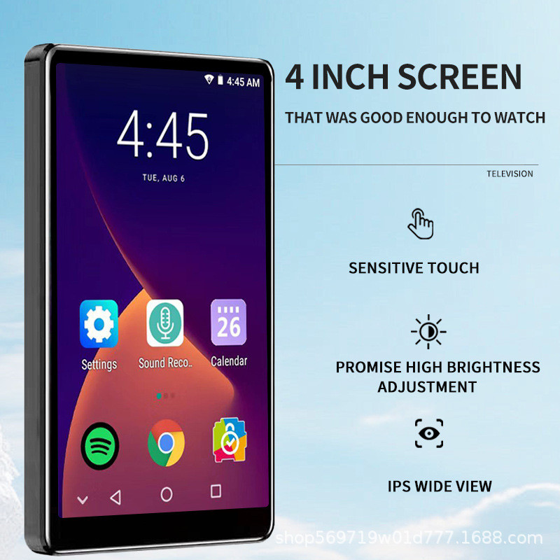 Smart WiFi, MP4 ไร้สาย, แบบพกพาและพกพาสะดวกเครื่องเล่นเพลง mp5 Bluetooth ภายนอก