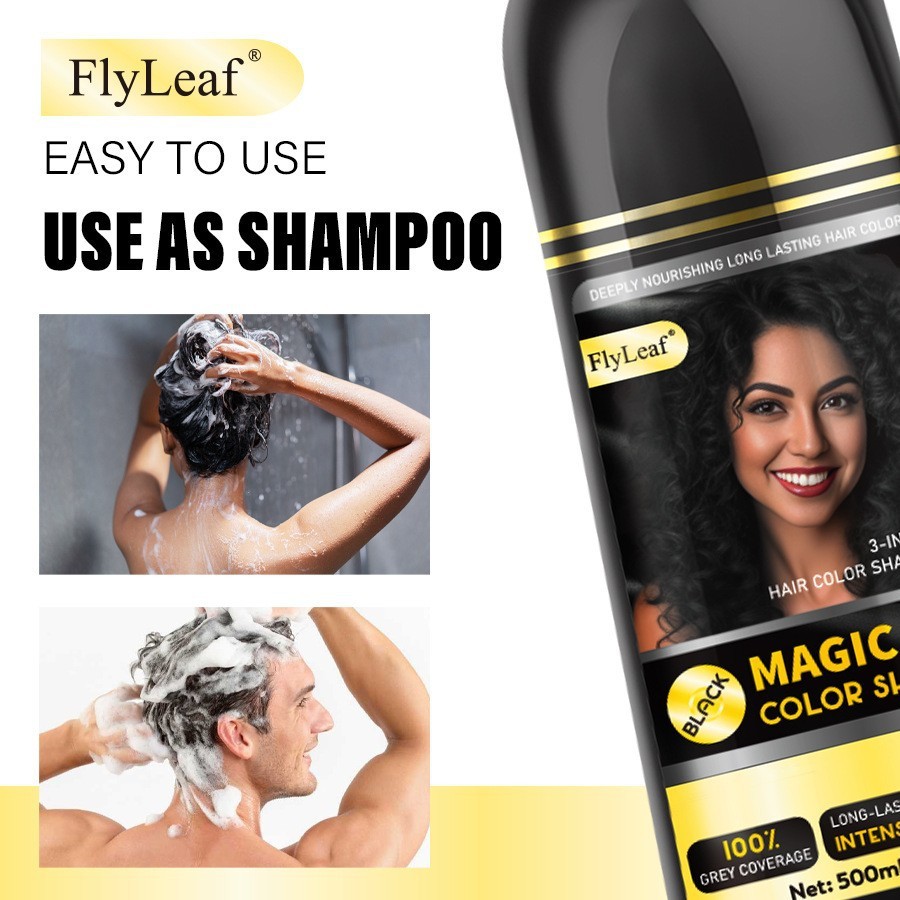 Spot Goods#TK Overseas Hair Color Shampoo Smooth, long-lasting shine, easy-to-color instant hair dye