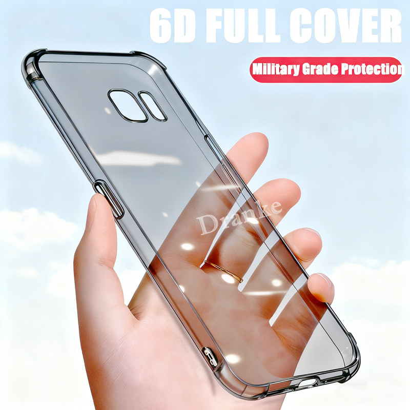 เคสโทรศัพท์สําหรับ Samsung Galaxy S7 Edge SM-G935F G935FD G935W G935S G935K ยืดหยุ่นซิลิโคนเหลวใสกึ่