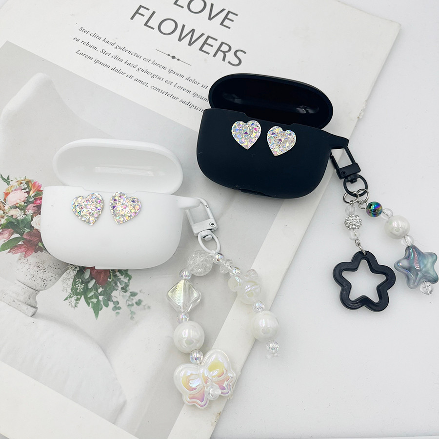 Glitter/love หูฟังสําหรับ B&O beoplay EX/Eleven /EQ ซิลิโคนนุ่มบลูทูธได้ยินกล่องโทรศัพท์สําหรับ B & 