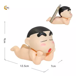 Lazy Crayon Shin-chan ที่วางโทรศัพท์มือถือ-ของเล่นอาบน้ําตลกอินเทรนด์การออกแบบตา