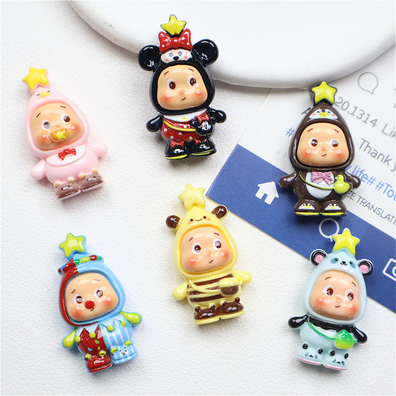 10PCS Star Baby ขนาดเล็กเรซิ่น Charms สําหรับ DIY (15-19)