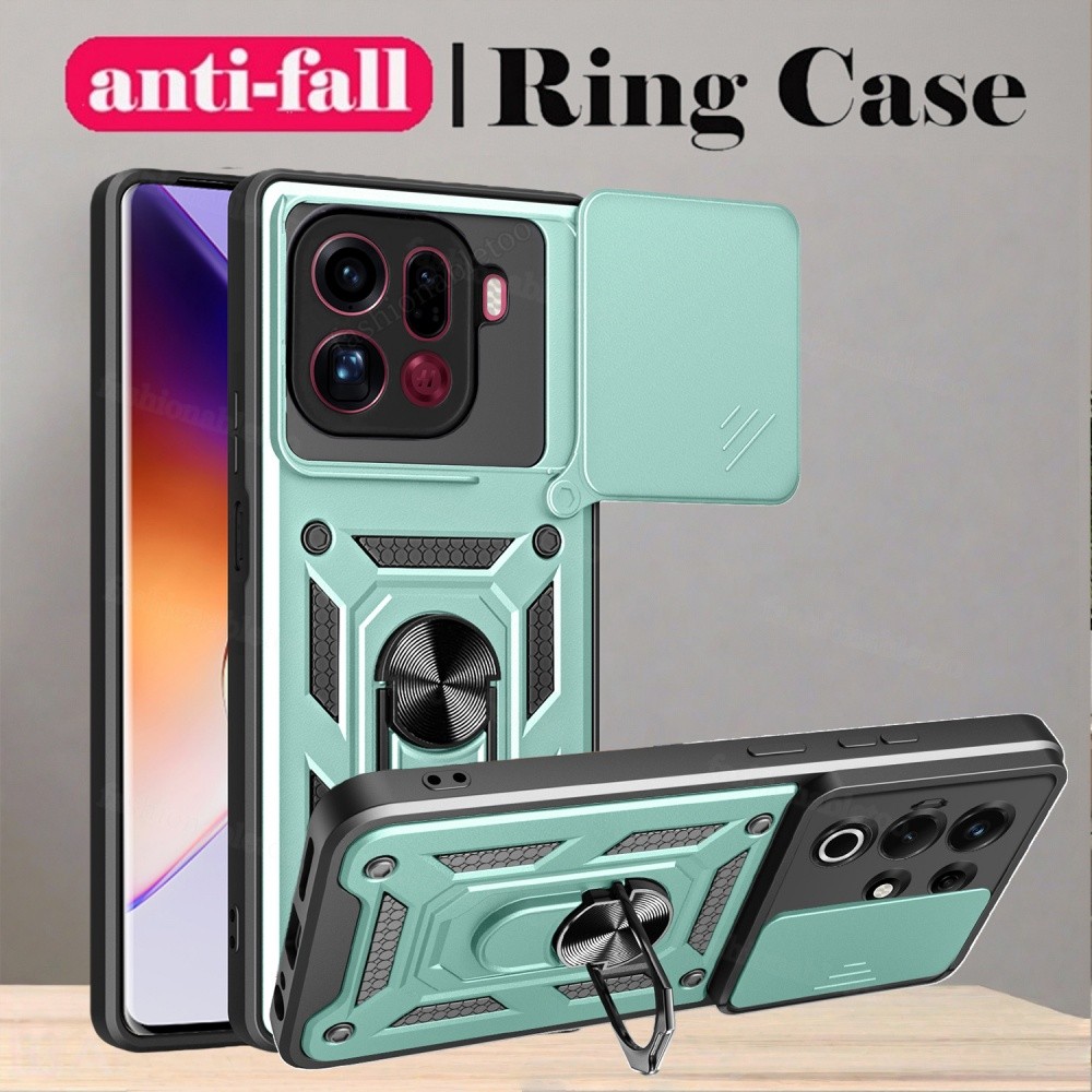 สําหรับ FindX9ProปลอกสําหรับOppoค้นหาX9 Pro X9Pro X 9 FindX9 Pro FindX9Pro CPH2791 CPH2797 2025 กันกระแทกเคสโทรศัพท์เกราะแหวนยึดStent Pushกล้องเลนส์ป้องกันปกหลัง