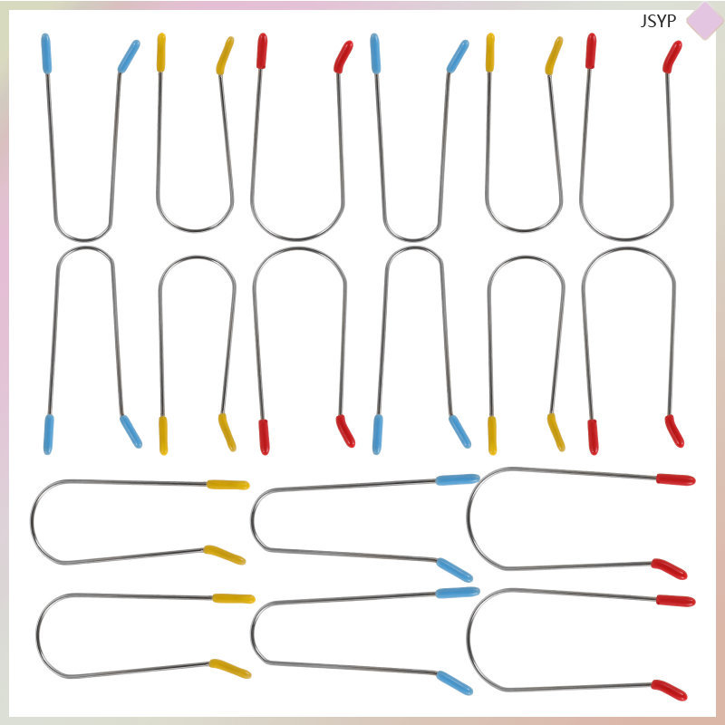 📎 คลิปหนีบม้วนผมทรงตัว U ทำจากสแตนเลส 24 ชิ้น สำหรับร้านเสริมสวยและใช้ในบ้าน ยึดม้วนผมร้อน