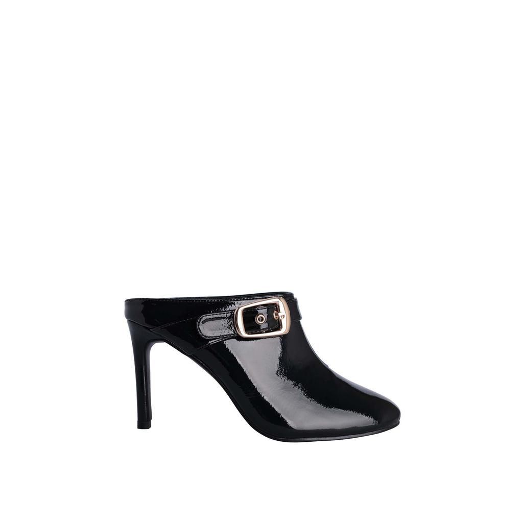Villains SF HYACINTH Mule Heels รองเท้าส้นสูงเปิดส้นผู้หญิง ส้นสูง 3.9"