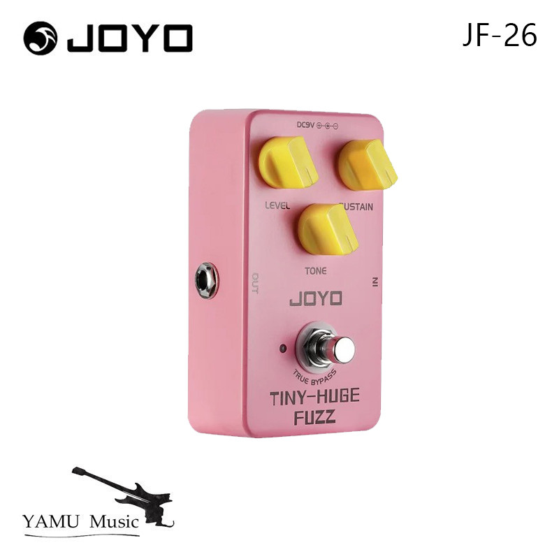 JOYO JF-26 TINY-HUGE FUZZ สีเสียงกีตาร์ไฟฟ้าเหยียบสามลูกบิด True Bypass JF26