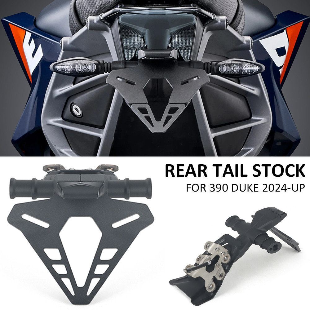 Zใหม่สําหรับ 390 Duke 390 Duk 390 2024 2025 รถจักรยานยนต์ด้านหลังหางสั้นสต็อก Tidy ผู้ถือแผ่นป้ายทะเ