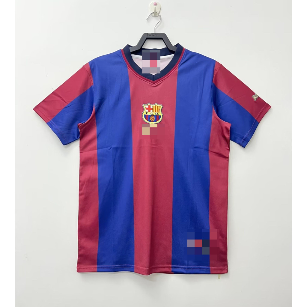 Retro 98-99 Barcelona home football short Sleeve jersey