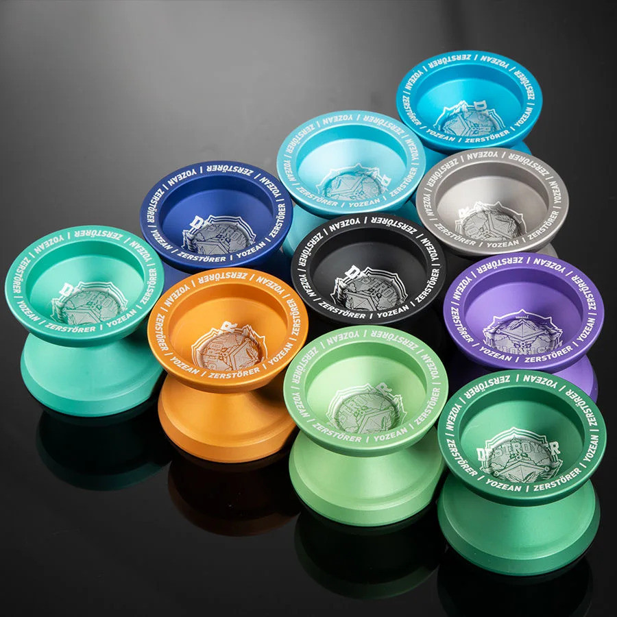 การแข่งขันเฉพาะหลายสี Yo-yo Professional Unresponsive Yoyo 6061 Alloy Aluminium Yoyo Boy Gift