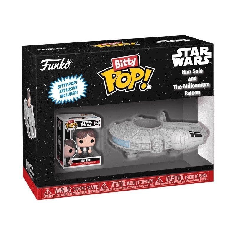 Funko bitty Star Wars Star Wars Hensolo และ Millennium Falcon Mini Figure P