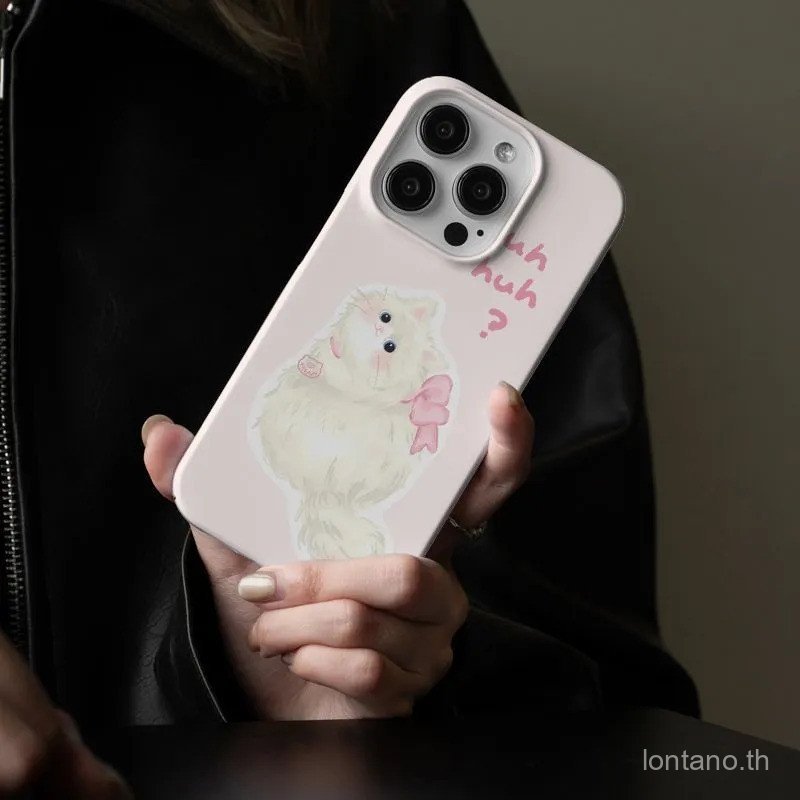 Series Bowแมวน่ารักเหมาะสําหรับiPhone 17 Anti-Drop 15ProMax 14 7 8 Plus 12Pro 16ProMax XSMAX 13ProMa