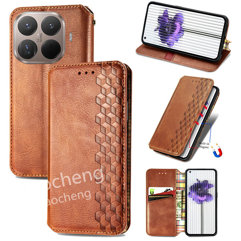 เคสโทรศัพท์สําหรับ Xiaomi 15T 15 T Pro 15TPro 5G 2025 Luxury Card Slot PU Flip Casing ธุรกิจแฟชั่นกันกระแทกฝาหลัง – โปรปัง