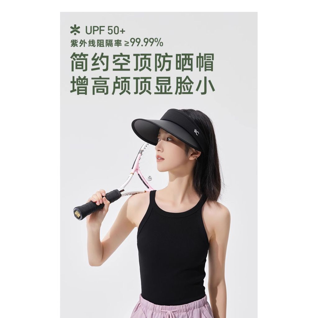 VVC หมวกกันแดดผู้หญิงปีกกว้าง แบบเปิดกระหม่อม UPF50+ ปกป้องทั้งใบหน้า สำหรับฤดูร้อน ราคา ถูกที่สุด ดีลบีเคเค แกลเลอรีภาพที่ 6