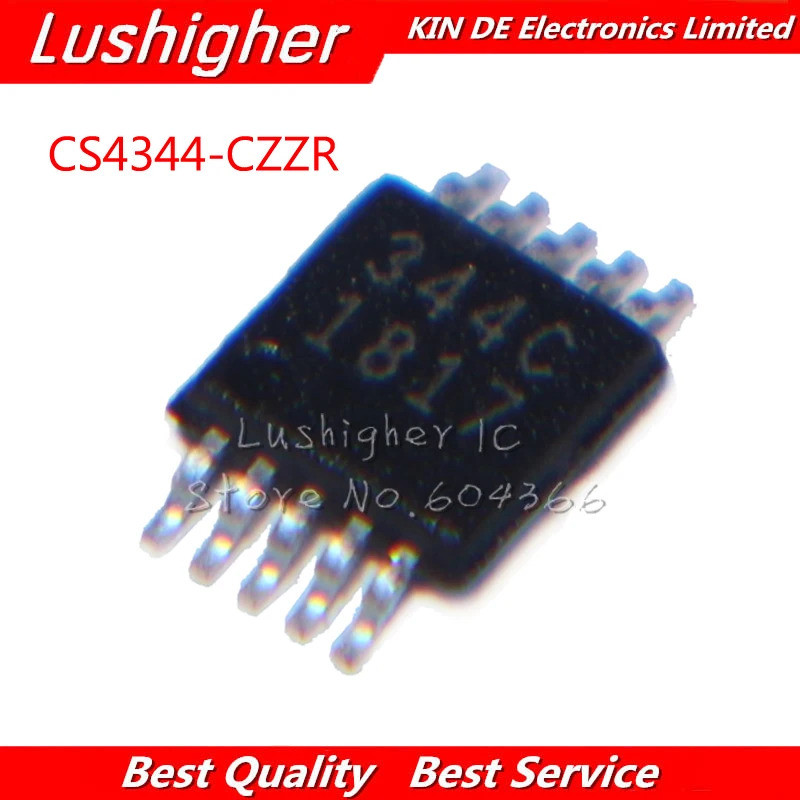 10 ชิ้น CS4344-CZZR 344C CS4344 MSOP-10