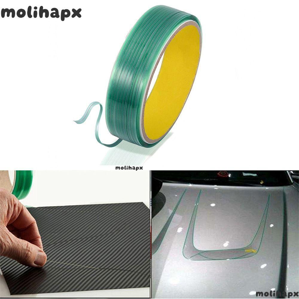 เทปตัดไวนิล MOLIH, เทปเส้นสํารองกาวสีเขียว, วัสดุยืดหยุ่นอเนกประสงค์ที่ทนทาน 5m/10m เทปไร้มีด