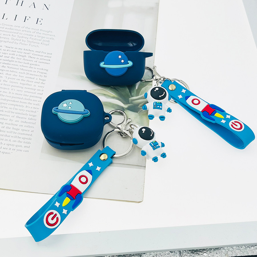 การ์ตูนนักบินอวกาศหูฟังสําหรับ HONOR Earbuds Open /CHOICE Open/TiinLab /LCHSE2 เคสซิลิโคนได้ยินกล่อง