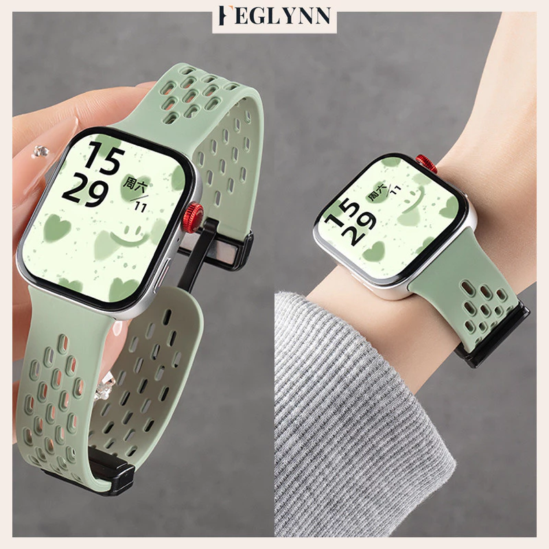 สายพานซิลิโคน for Huawei Watch Fit 5 4 3 / 5 Pro สายพานแม่เหล็กแทนสายรัดข้อมืออุปกรณ์เสริม