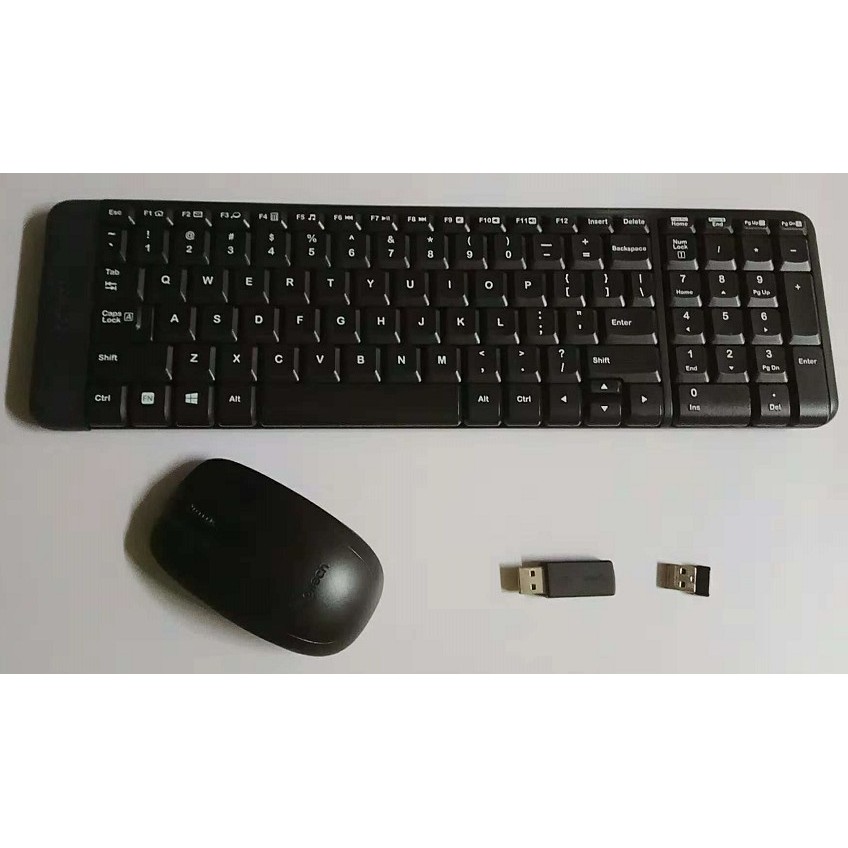 ชุดเมาส์คีย์บอร์ดไร้สาย Logitech K220 คีย์บอร์ดไร้สาย Logitech K220 M150 เมาส์ไร้สาย ข้อเสนอพิเศษ