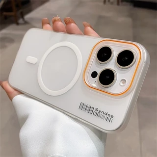 สําหรับ OPPO Reno 16F 15F 15 Pro Max Reno 16 15 Pro Mini โปร่งแสง Matte เคสโทรศัพท์แม่เหล็กบางเฉียบกันกระแทกซิลิโคนแข็ง