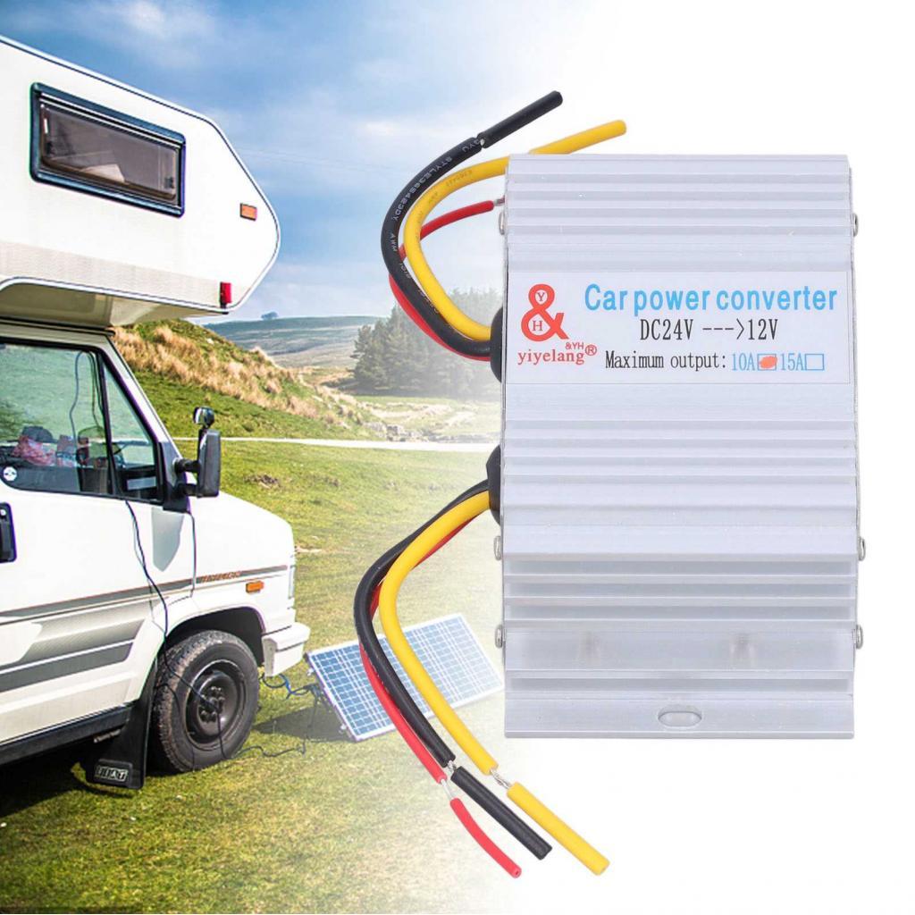 Buck Converter Wide Application ติดตั้งง่ายอะแดปเตอร์แรงดันไฟฟ้าสำหรับรถยนต์