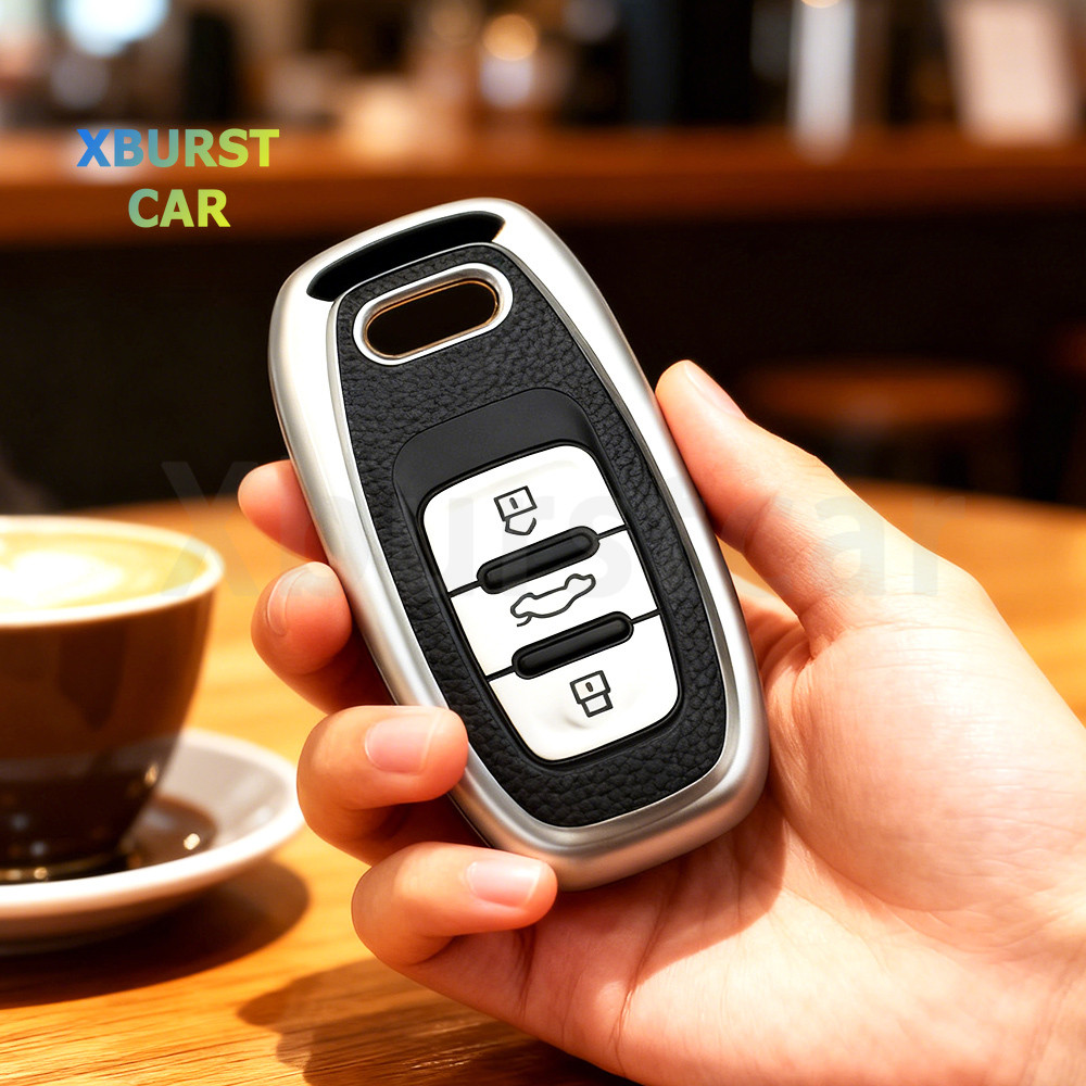 Soft TPU หนัง Fob รถ Remote Key สําหรับ Audi A3 A4 A5 A6 A7 A8 S4 S5 S6 S7 S8 R8 TT Quattro Q3 Q5 Q7