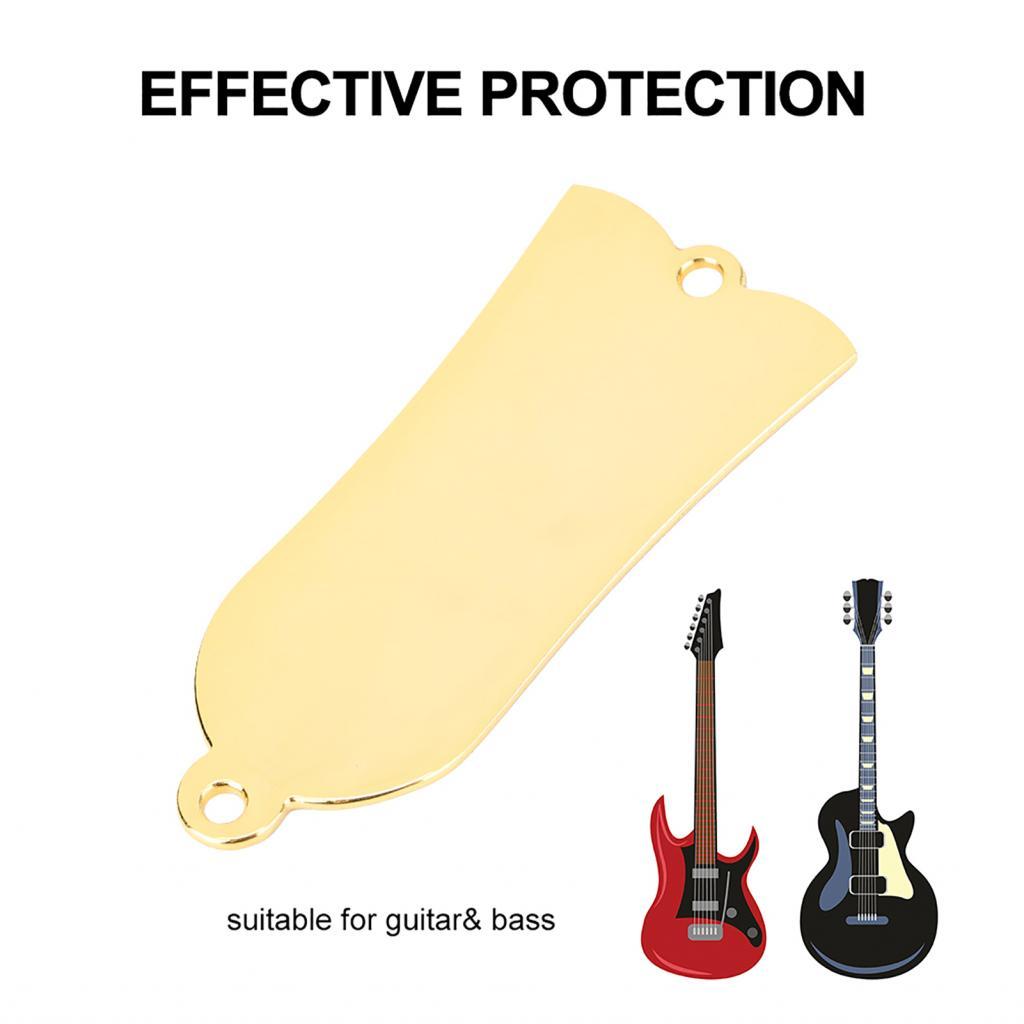 Truss Rod Cover ประณีต 2 หลุมกีตาร์เหล็กสําหรับเบสกีตาร์ส่วนใหญ่