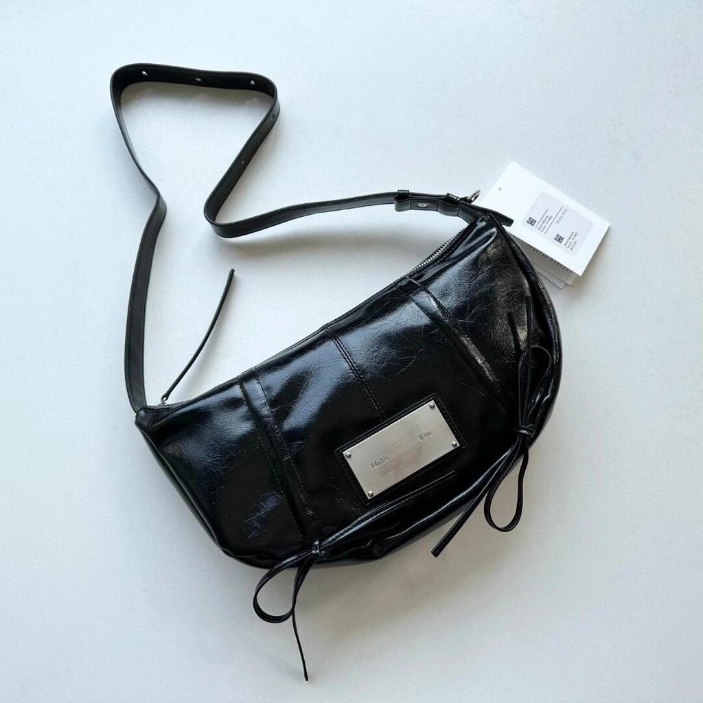 Korea Matin Bag 2025 Bow Drawstring Shoulder Handbag kim Underarm Bag