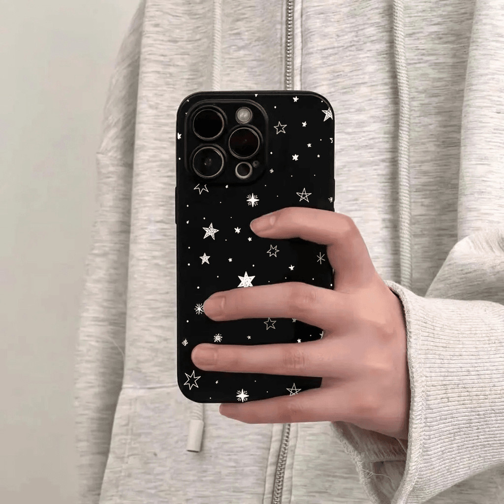 เคสมือถือ แบบนิ่ม ลายดาวห้าแฉก สําหรับ 15 Pro Max 14 Pro 14 Pro Max 13 Pro 13 Pro Max 16 Pro 12 Pro Max XR Xs Max 7P 8P ราคา ถูกที่สุด ดีลบีเคเค แกลเลอรีภาพที่ 7