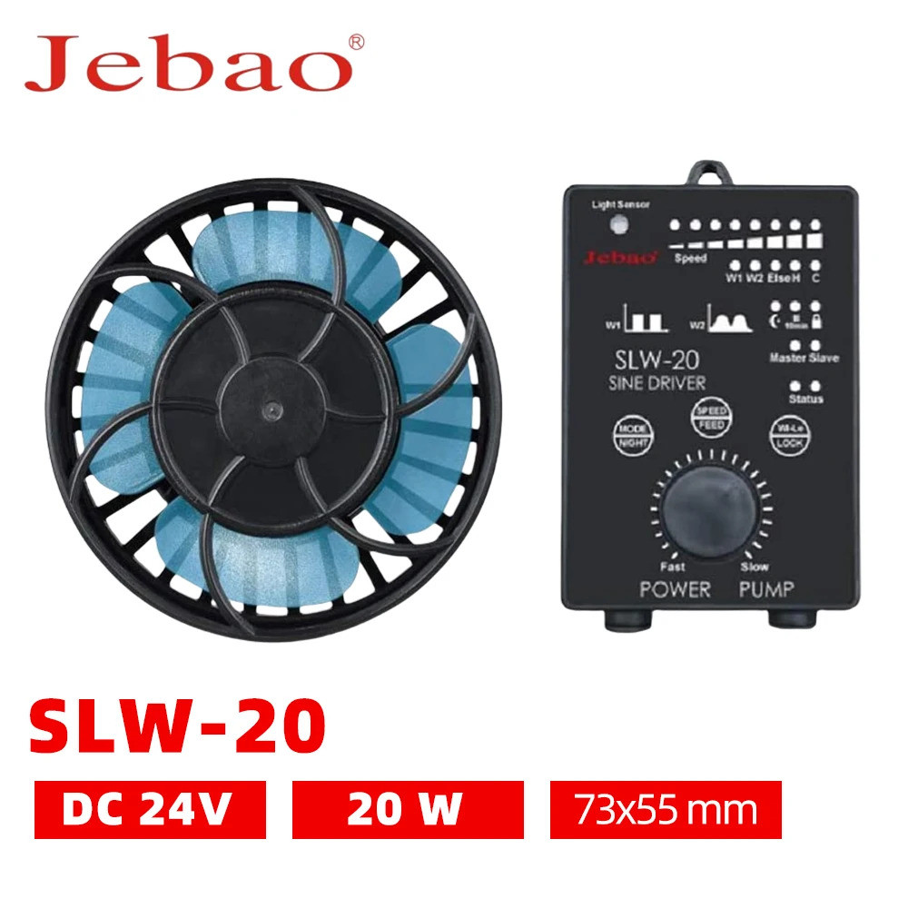 อินเทรนด์ Jebao Jecod Slw Series Aquarium ปั๊มน้ํากรอง Fountain ปั๊ม 24v 5w-30w ถังปลาสวน Aquariums 