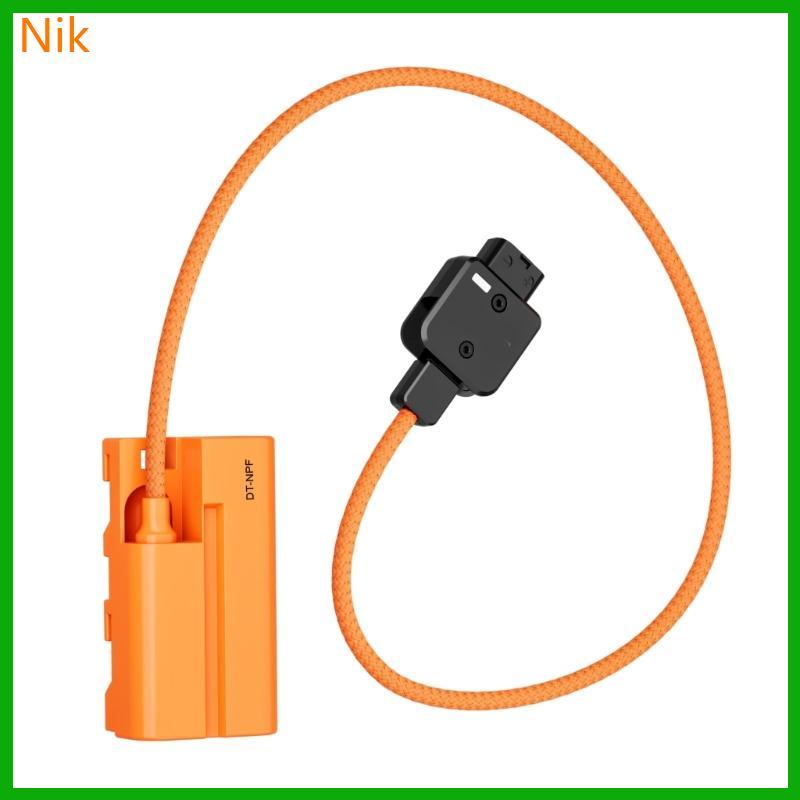 บ.น.น.ค.ศ. Power D Tap To NPF Dummy Cable Braided Cable Coupler สําหรับ F970 F960 F950 F770 F750 F57