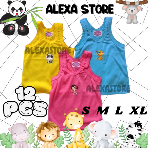 WHOLESALE 12 ชิ้น (1 DOZEN) ENJI ROSE SINGLET