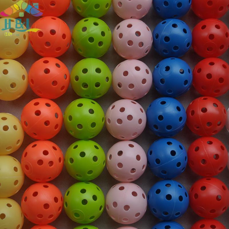 H&L Nov 20pcs Hollow Plastic Practice Golf Balls Golf Balls Air Flow Balls {th}