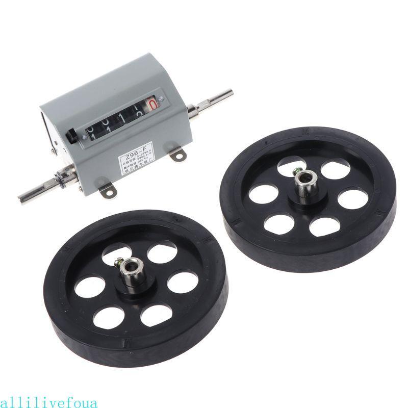 Allilivefoua Z96-F Mechanical ความยาวเคาน์เตอร์เมตรล้อกลิ้งสําหรับความยาววัดไดรฟ์เครื่องกล 1-9999 9