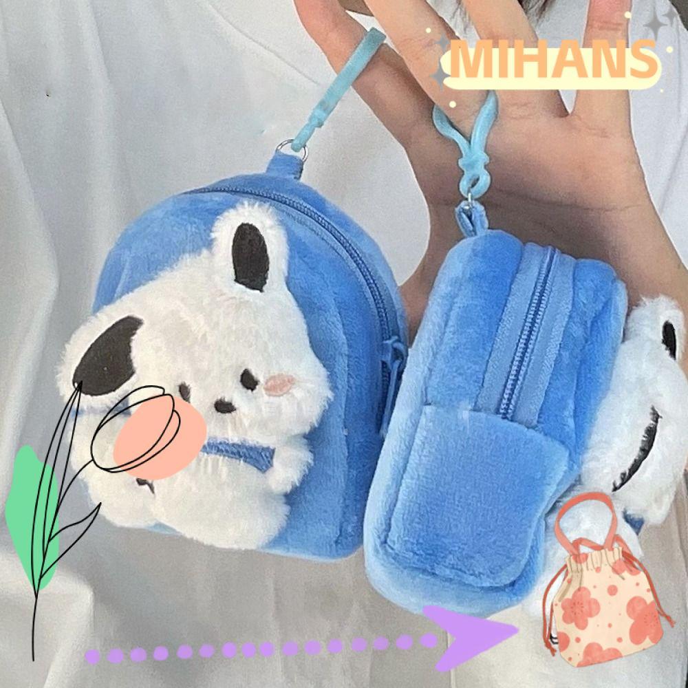 กระเป๋าใส่เหรียญตุ๊กตา MIH ลายน่ารักการ์ตูน Pochacco กันกระแทกดีไซน์เรียบหรูพร้อมซิป