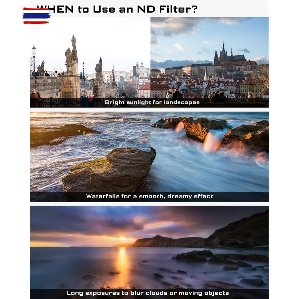 Freewell DJI Osmo Action 5 Pro ND1000 FW-OA5-ND1000 Perfect for Long Exposure Shots