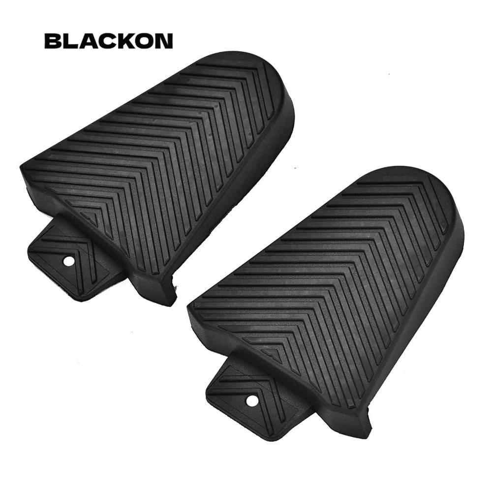 Blackon 1 คู่ - ครอบรองพื้นยางสำหรับ SPD-SL Cleats ทนทานและสวมใส่ง่าย