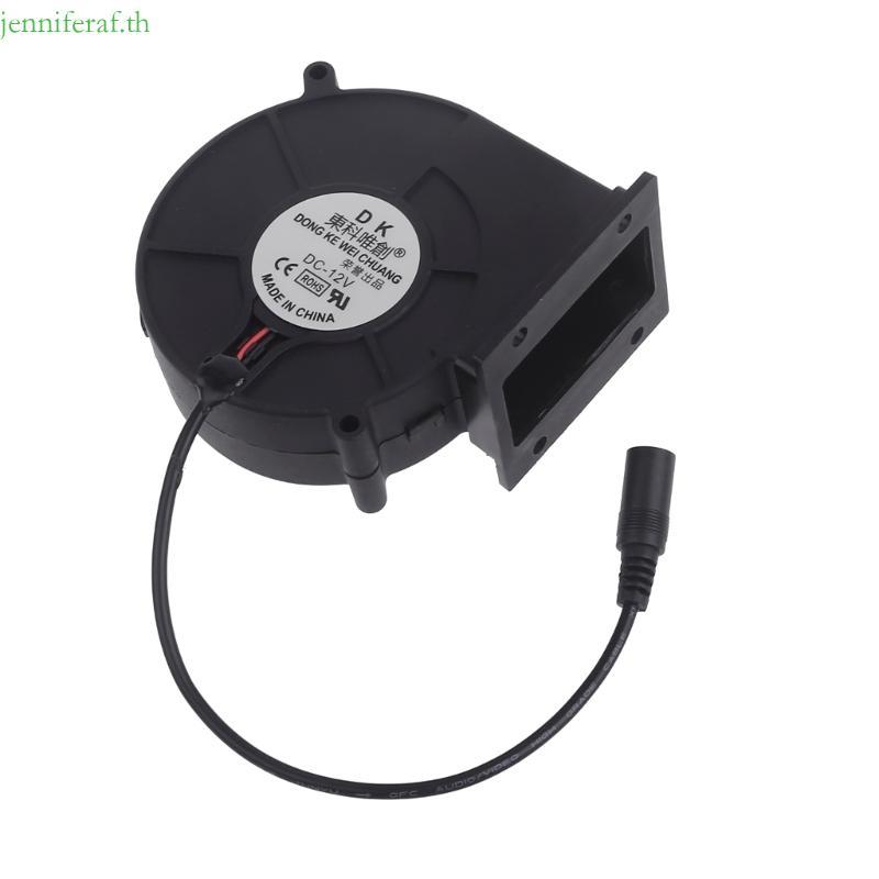 Jenniferf DC12V 5 5x2 1 มม.เครื่องเป่าลมเทอร์โบ 5300R Min สําหรับผลิตภัณฑ์อิเล็กทรอนิกส์บาร์บีคิว