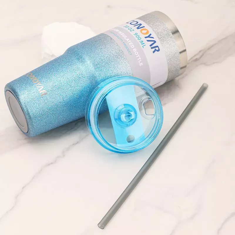 [ซื้อ 1 แถม 1] CONOYAR แก้วเก็บความเย็น สแตนเลสแท้ 304 รับประกันไอน้ำไม่เกาะแก้ว 30ออนซ์ กระติกน้ำในรถ T01291 thumbnail 8