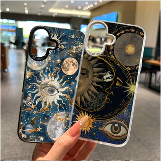 For iPhone เคสไอโฟน ดวงอาทิตย์ตา 13 14 11 Pro 16 Pro Max 15 14 PRO 11 MAX X XS MAX XR 7/8PLUS 15 16 Plus 12
