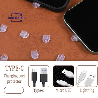 ฝากันฝุ่น Type-C Anti Dust Cap ปลั๊กกันฝุ่น iOS Type C ซิลิโคน ป้องกันฝุ่น สีขาว