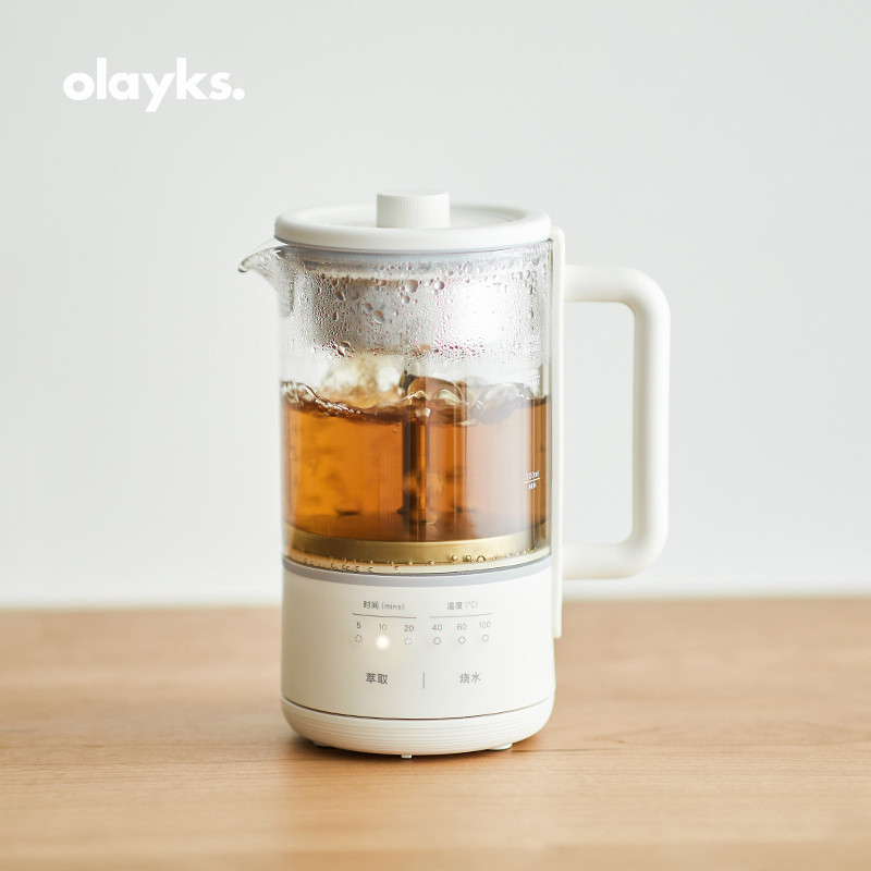 Olayks olayks Tea Maker สเปรย์สุขภาพหม้อชาดําชาสีขาวชาทํากาน้ําชาในครัวเรือนอัตโนมัติ Steam Office