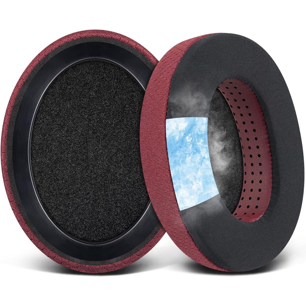 SOULWIT Cooling-เจลแผ่นรองหูฟังสําหรับ Sennheiser HD650, HD660 S, HD660S2, HD600, HD6XX, HD58X, HD58
