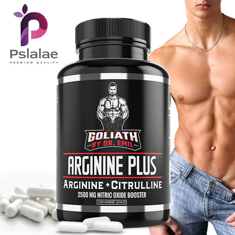 PSLALAE Argiine Plus, แอลอาร์จินีน และ แอล-ซิทริน 2500MG - 30/60/120 แคปซูล ผลิตในอเมริกา