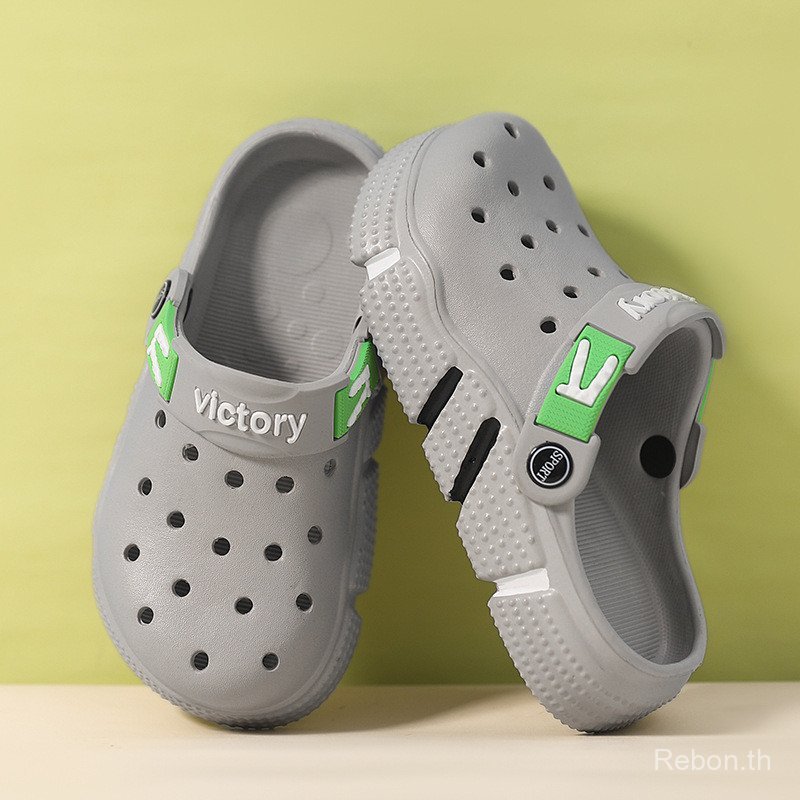 รองเท้าแตะ Breathable Toe dual-use beach hole สำหรับทั้งเด็กและผู้ใหญ่ สวมใส่ง่าย ระบายอากาศดี เหมาะสำหรับฤดูร้อนและกิจกรรมกลางแจ้ง - รูปที่ 5