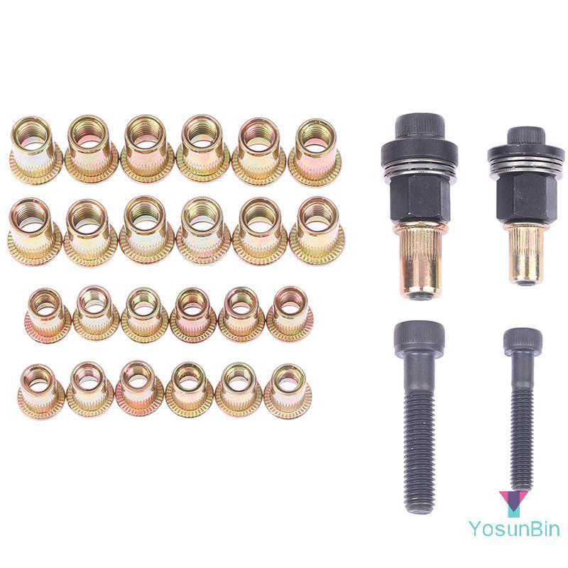 YosunBin] M6 M8 Rivet Nut s คู่มือ Riveter คอลัมน์สแตนเลสหกเหลี่ยมถั่ว AM6SS AM8SS DIY เจาะ Rivet ด้