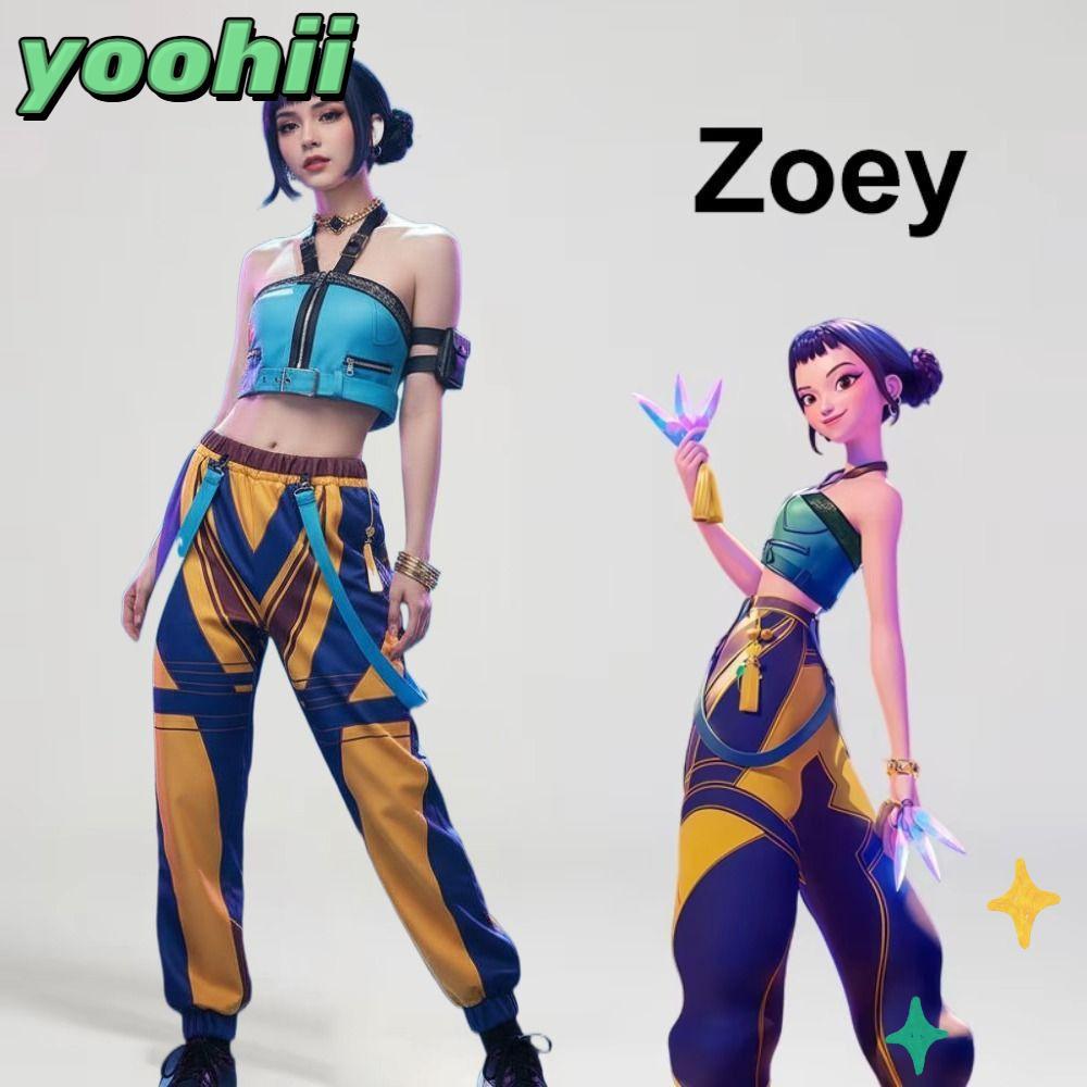 YOOHII Zoey ชุดคอสเพลย์ K-pop Group Idol และ Demon Hunter สำหรับ.Roleplay