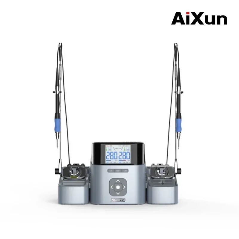 Aixun T420D สถานีเชื่อมคู่อัจฉริยะพร้อมที่จับที่นั่ง T245 T210 T115 เชื่อมจับเคล็ดลับเหล็กสําหรับ PC