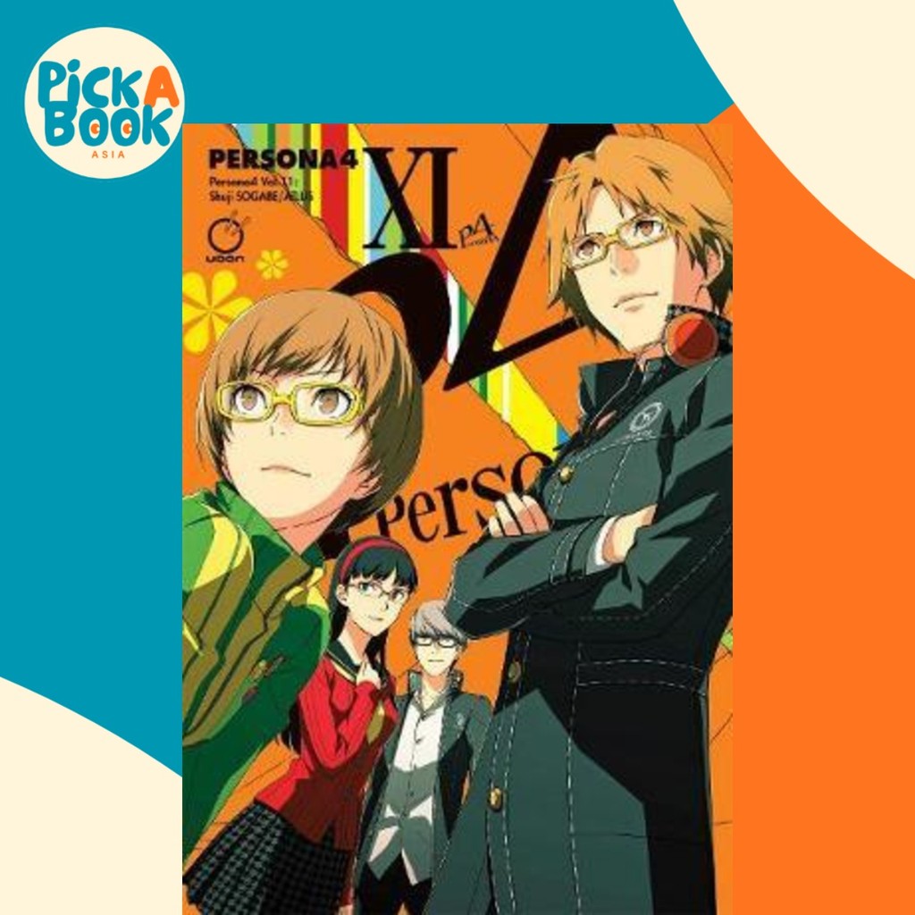 - Persona 4 เล่ม 11 โดย Atlus (ฉบับสหรัฐอเมริกาปกอ่อน)